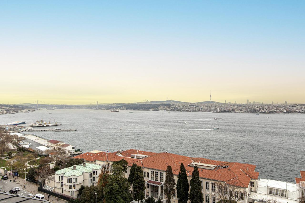 Flat With Panoramic Bosphorus View In Cihangir Istanbul Eksteriør billede